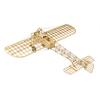 DWH VX14 1:23 Scale 380mm Wingspan Airplane Static Wooden   Building Model Bleriot XI Aeroplane 3D Puzzles   Aircraft Kit with Wooden Box Brain Ts