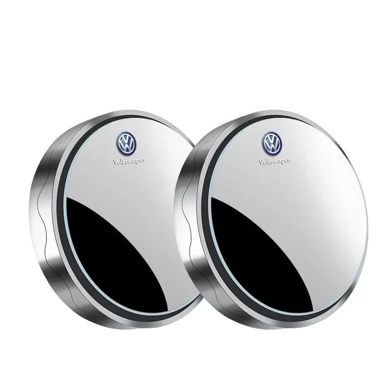 Для VW Горячий 2025 Новый Автомобильный Дополнительный Зеркало Заднего Вида Широкоугольное 360° Регулируемое Для Volkswagen VW Jetta Polo T4 T5 T6 Sharan Touare