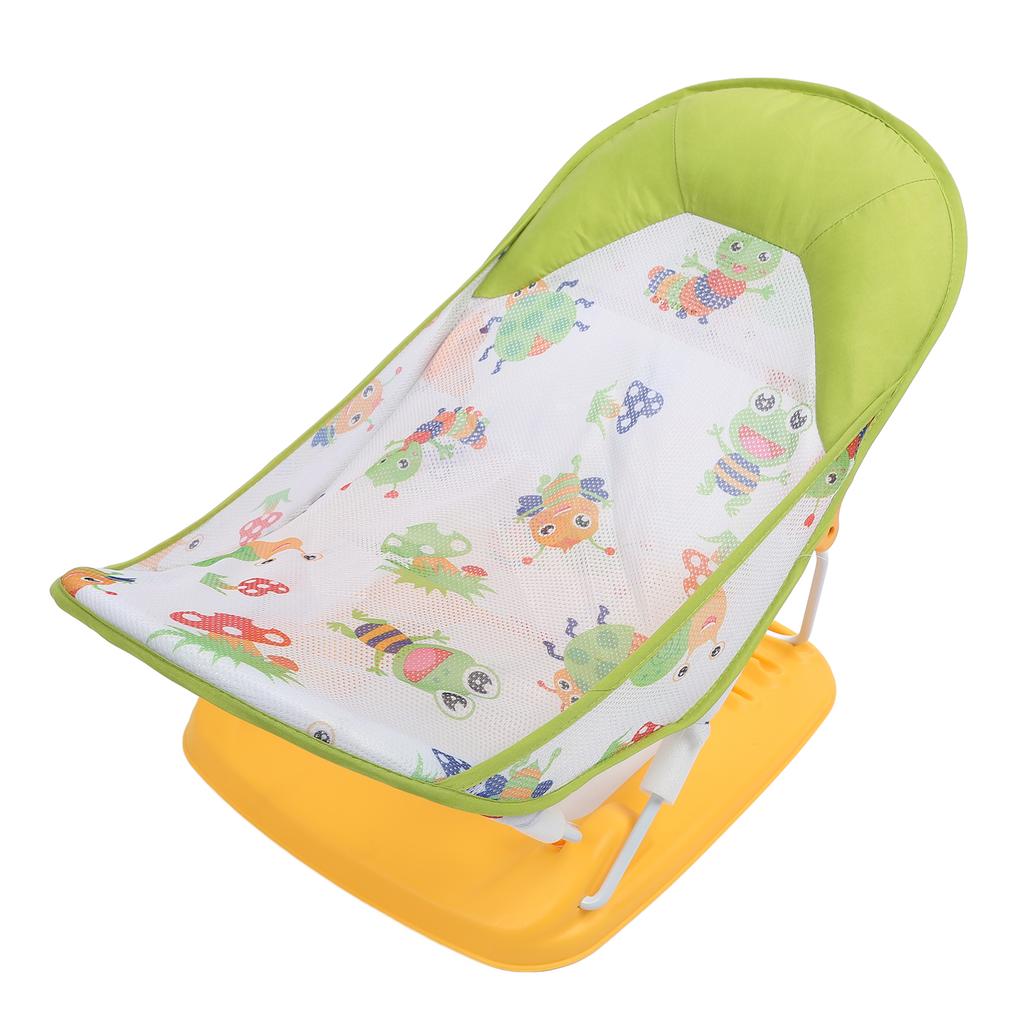 Folding Baby Bath Chair Slip Resistant Ergonomic Baby Bather With 3 Adjustable Height for Bathtub