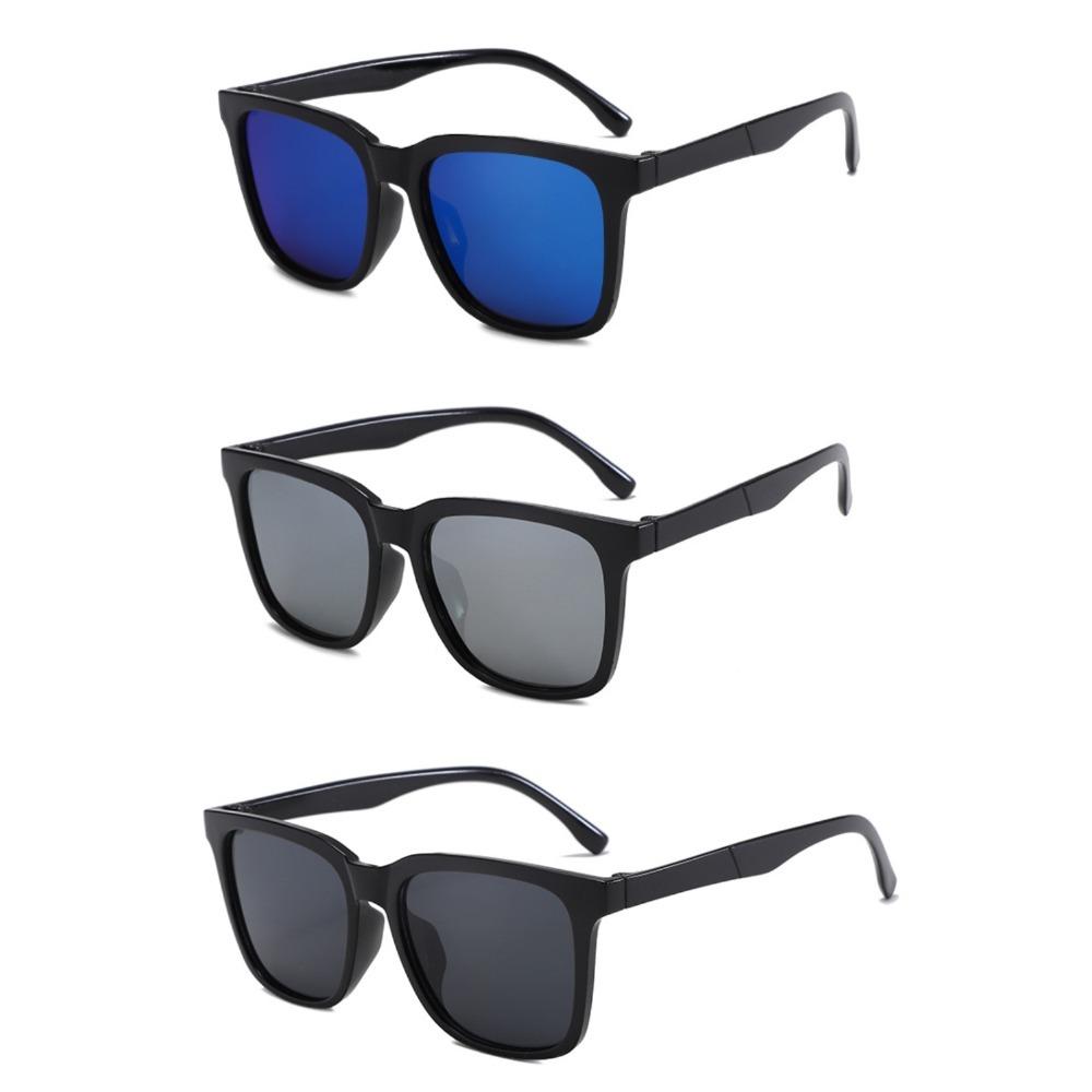 Корейские Солнцезащитные Очки Мужские Женские UV400 Для Вождения Зеркальные Линзы Стильные Унисекс Очки для Защиты от Солнца