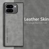 Luxury Retro Leather Skin Feel Case For Google Pixel 9 Pro Fold 5G Shockproof Matte Silicone Soft Case Cover