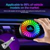 Car Ambient Lamp Rgb Led Atmosphere Lights 3D Sound Control Music Rhythm Lights Air Freshener for Bmw F10 Toyota Car Accessories