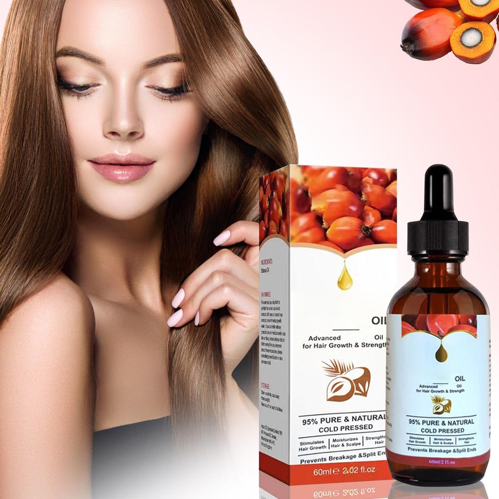 Масло для волос, питает кожу головы и смягчает волосы, улучшает состояние сухих волос, увлажняет волосы, 60 мл