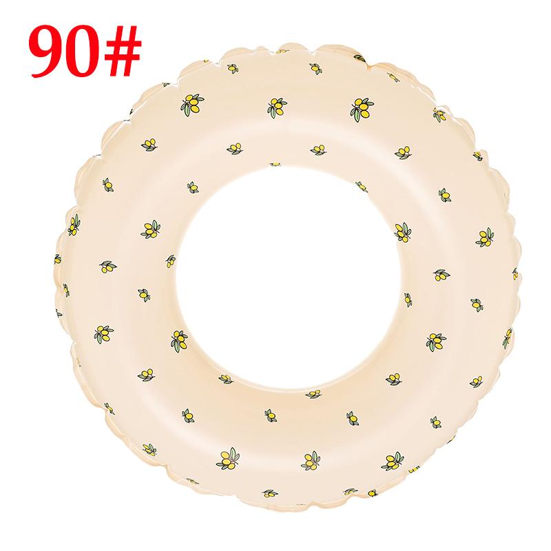 Летнее пляжное полосатое утолщенное кольцо для плавания, детское кольцо для плавания в водных видах спорта, плавающее кольцо для взрослых с вишней, спасательный круг для бассейна