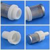 Крышка сетчатого фильтра из нержавеющей стали, соединитель шланга, сетка для забора воды, фильтр отложений и примесей, фитинг шланга для аквариумного водяного насоса