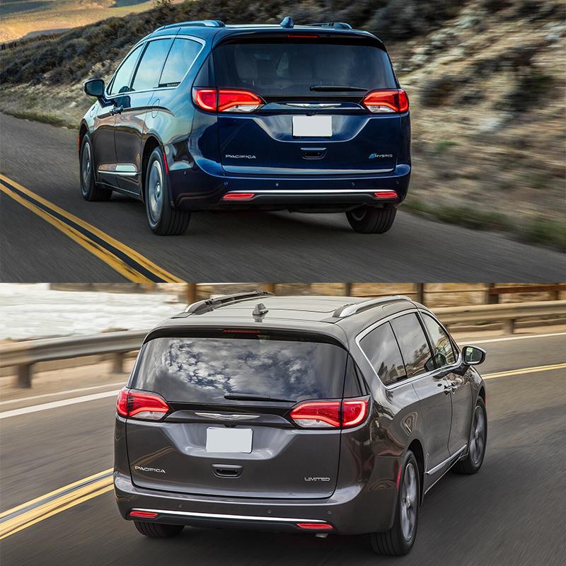 2 шт. Для Chrysler & Pacifica Voyager 2017-2023 Светоотражатели бампера Функция задних габаритов, стоп-сигналов и задних противотуманных фар Re