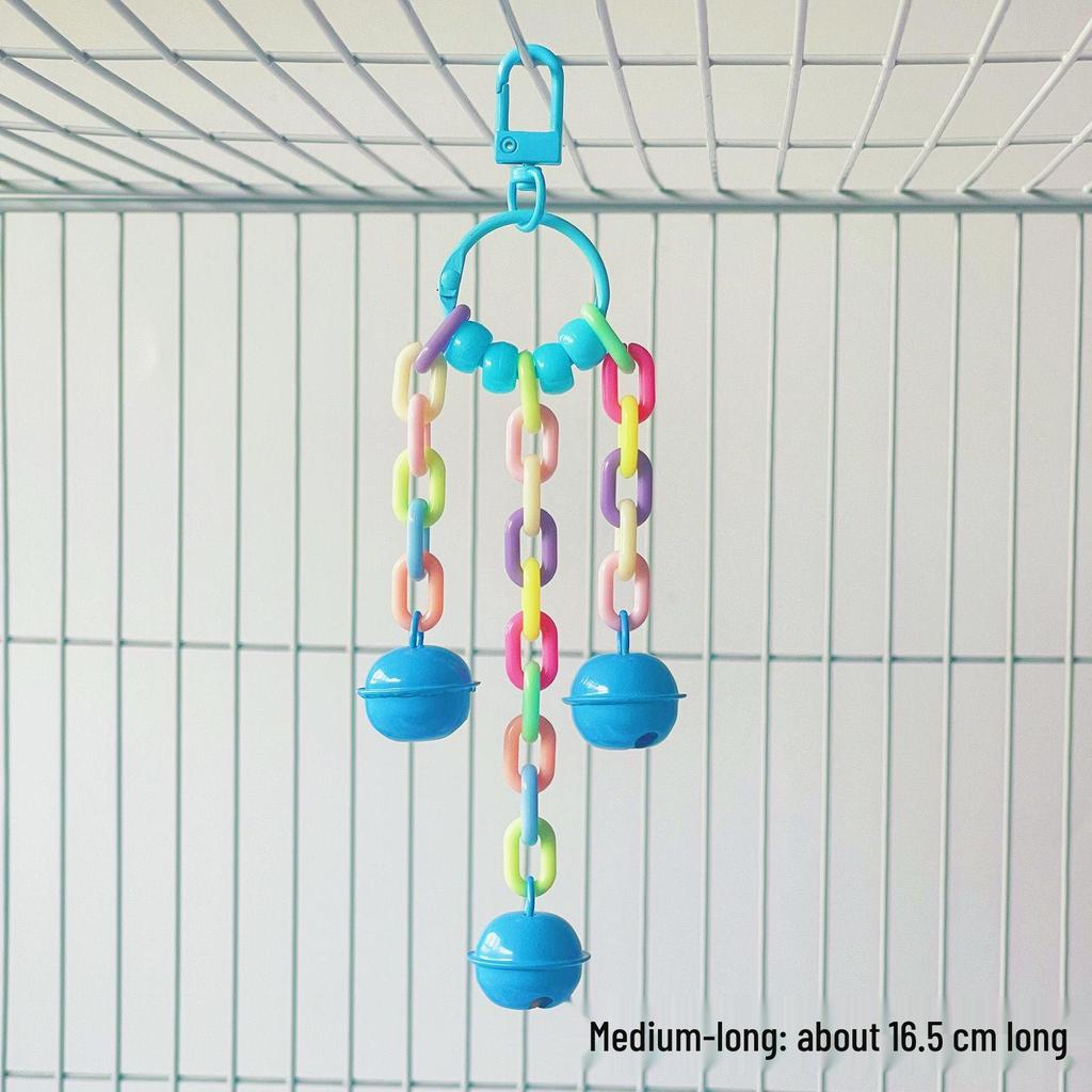 Акриловая жевательная игрушка и украшение для клетки для попугаев, корелл и волнистых попугайчиков