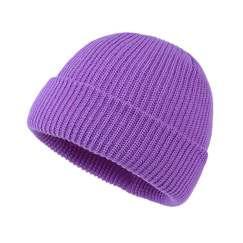 Женская повседневная шапка-бини, однотонная зимняя мягкая теплая зимняя шапка, вязаная крючком лыжная шапка, вязаная крючком шапка для сна, шапка-череп