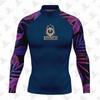 FRENESI Mens UPF 50 Long Sleeve Rash Guard Surfing Swimming Diving UV Protection Quick Dry Sports Top