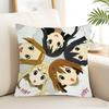K-ON Наволочка Съемная Моющаяся Наволочка – Всесезонный Мягкий Лен