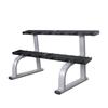WEZHO 6-Pair Double-Layer Dumbbell Storage Rack