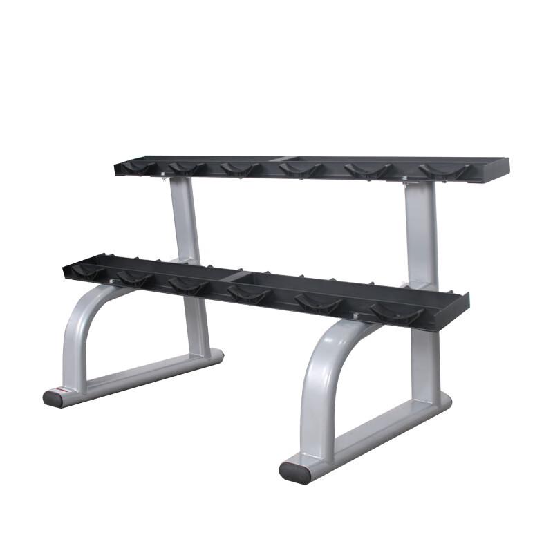 WEZHO 6-Pair Double-Layer Dumbbell Storage Rack