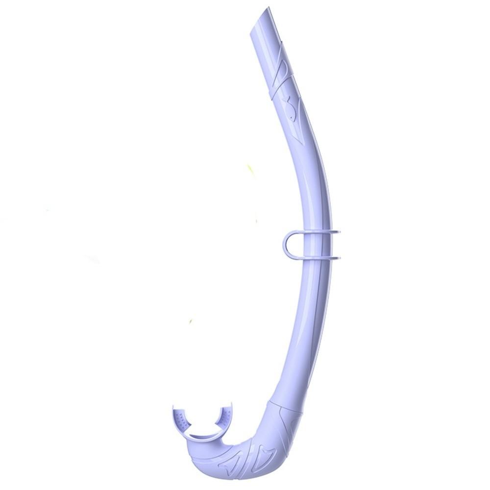 Portable Swimming Snorkel Anti-Drop Snorkeling Snorkel Soft Diving Snorkel Freediving