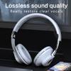 Bluetooth-наушники, беспроводные наушники с шумоподавлением, гарнитура H3 Pro Max с микрофоном, 20 часов воспроизведения музыки, игр, складная, поддержка TF