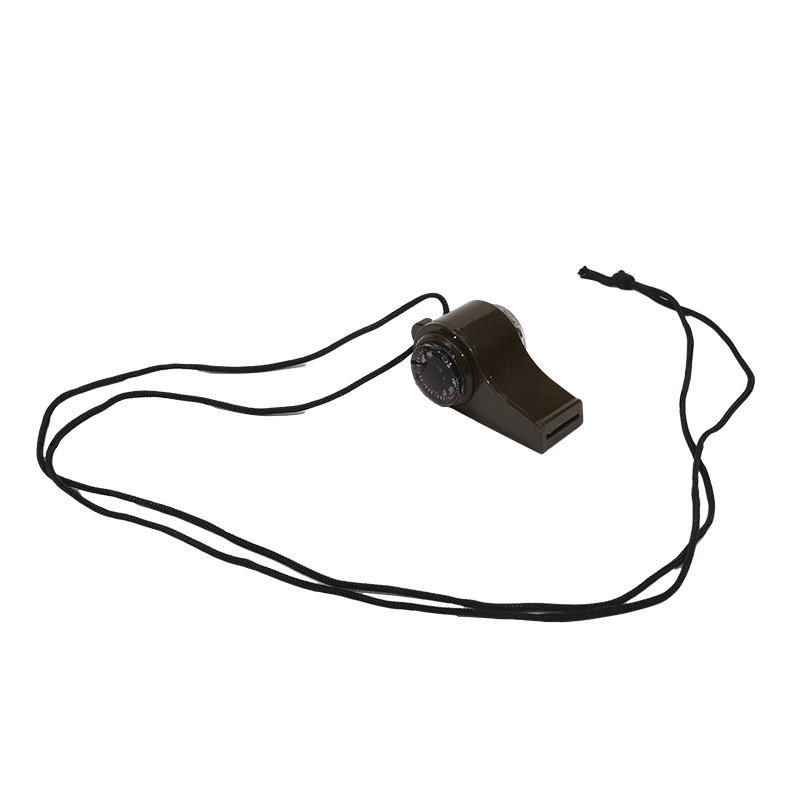 Многофункциональный аварийный свисток 3 в 1 для выживания со шнурком, походные свистки для походов на открытом воздухе с компасом и термометром