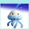Charming Ocean-inspired Jellyfish Plush Toy Keychain With Soft Sponge Filling For Kids