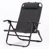 RcrCamp Откидное низкое кресло с сумкой для хранения Черное откидное низкое кресло 4 уровня Одеяло из огнестойкого алюминия Откидное кресло Расслабляющее высокое кресло