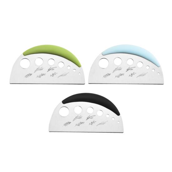 2-in-1 Herb Stripper & Cutter Stainless Steel 7-Hole Adjustable Kitchen Herbs Leaf Stripping Tool for Thyme Rosemary Basil Dishwasher-Safe Precision