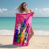 Beach Towel with Numberblocks3 Pattern - soft,absorbent,machine washable Lightweight&Modern,swimming,Travel Essentials
