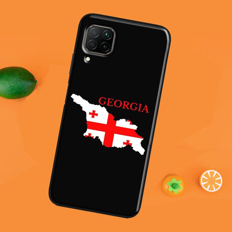 Чехол для телефона Georgia Grunge Flag для Huawei P40 Lite P20 P30 Pro Nova 5T P Smart Z 2019 2021 Honor 50 10i 8X 9X
