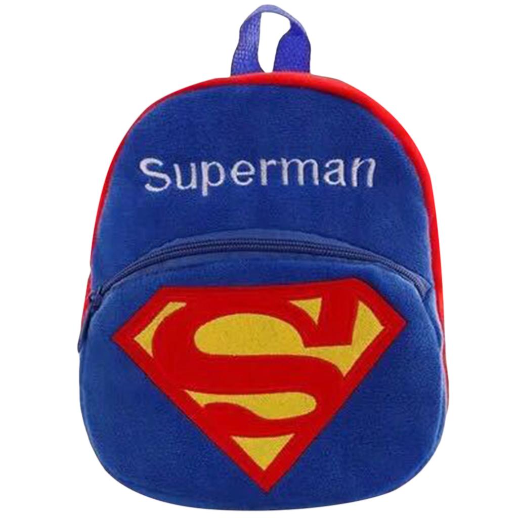 Kid School Bag Backpack Kindergarten Bag Toddler Cute Cartoon Plush Fabric Backpack For Girls Boys Travel School
