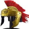 Греческий коринфский шлем Римский средневековый рыцарь 300 спартанских костюмов Уникальное золото