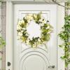 Spring Wreath Artificial Daisys Wreath with Flower Summer Wreath for Front Door Wall Window Party Festival Wedding Decors