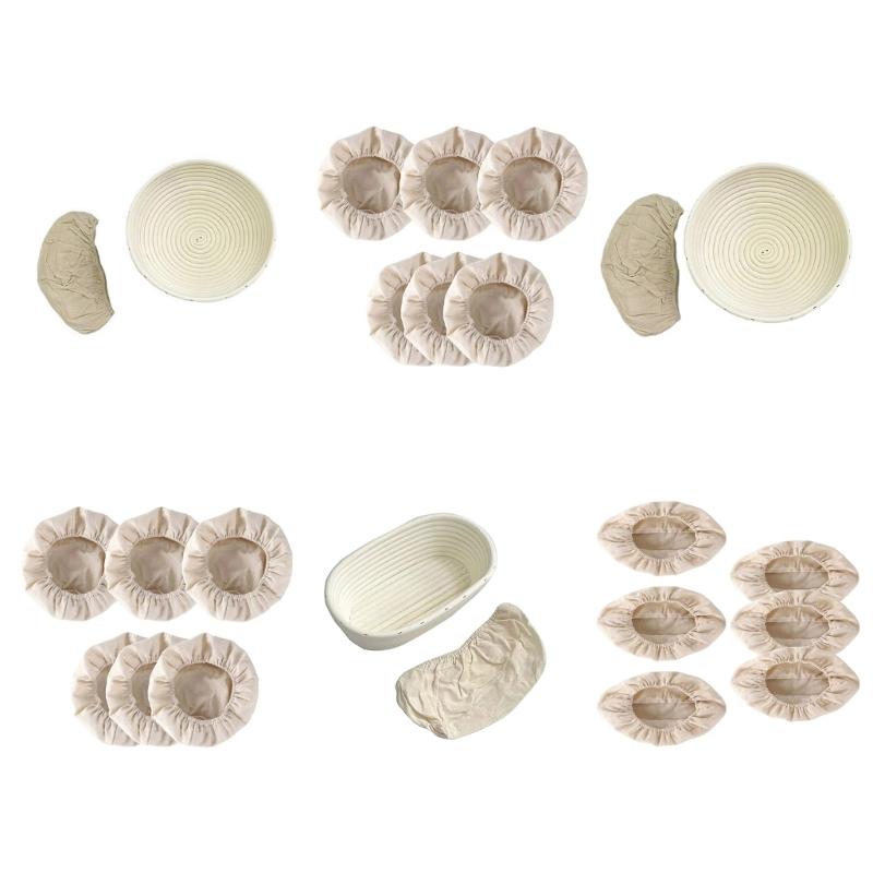 Корзина для естественной ферментации Круглая корзина для расстойки хлеба Практичные баннетоны для теста Корзины для хлеба Форма для хлеба