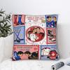 Heated Rivalry Square Pillow Covers Polyester Bed Car Hockey Romance Cushion Cover Cool Home Decoration Throw Pillow Case 45*45