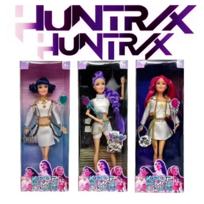 ??      Аниме K-pop Охотники на демонов Кукла Виниловая игрушка Руми Мира zoi Персонаж виниловая маска фигурка Подарок на день рождения Подарки фан-клуба