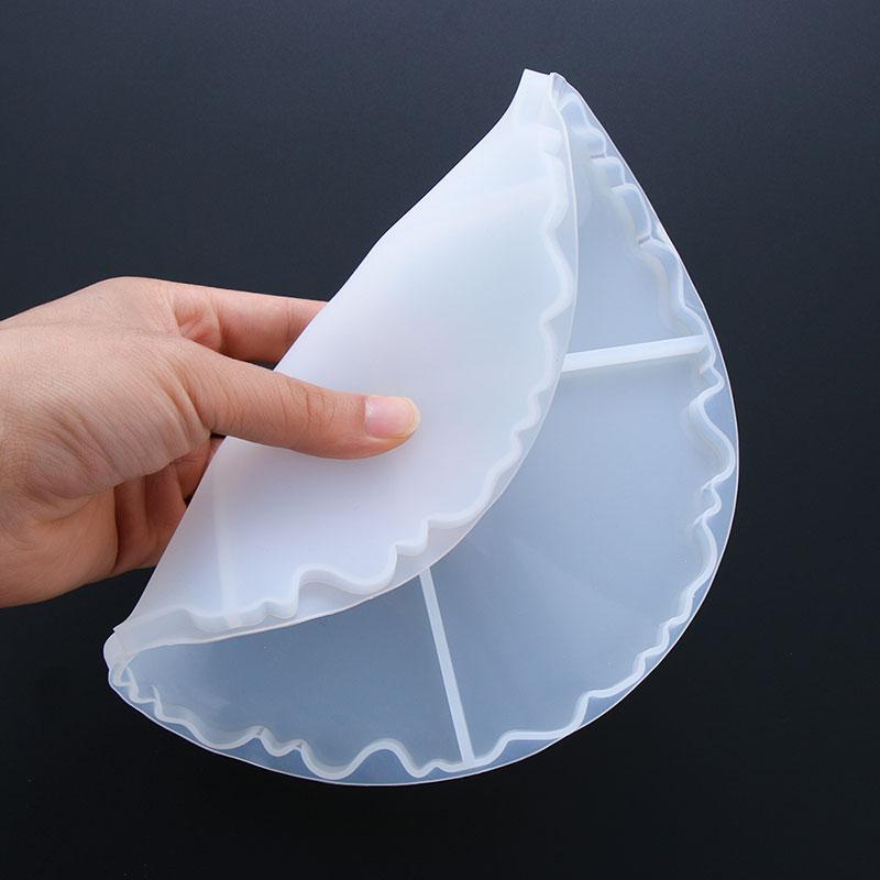 Прозрачная круглая форма для литья из смолы, силиконовая форма для изготовления ювелирных изделий, нестандартная форма для рукоделия «сделай сам»