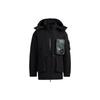 Originals Zip-Up Hooded Down Jacket Men Outerwear Black H58058