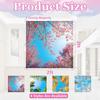 4 Pcs Fluorescent Light Covers For Ceiling Lights 2 X 2 Feet Magnetic Spring Summer Autumn Winter Reducing Harsh Glare Shade Pan