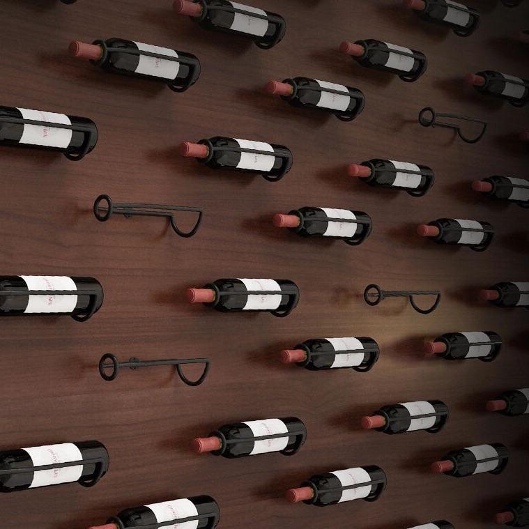 Contemporary Wall-Mounted Wine & Beer Rack for Home & Restaurant