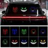 Светодиодные декоративные ленты «Дьявольский глаз» для автомобиля, Предупредительный свет на заднее стекло, Атмосферные лампы «Дьявольский глаз», Аксессуары для украшения автомобиля