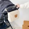 Сумка для подгузников Сумки-органайзеры для детской коляски с вышивкой медведя Многофункциональная сумка для пеленок для кормления мамы Дорожный косметический несессер