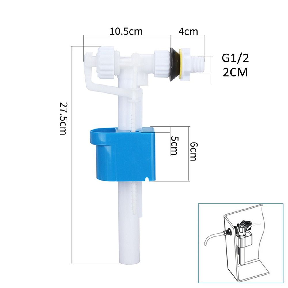 1Pcs G3/8 G1/2 Inch Toilet Inlet Valve Water Tank Fill Valve  for Sanitaryware Water Supply