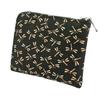 Indenya Inden Coin Purse F Coin Purse 08 Deerskin Black X White Lacquer Dragonfly Pattern 1008-11-008