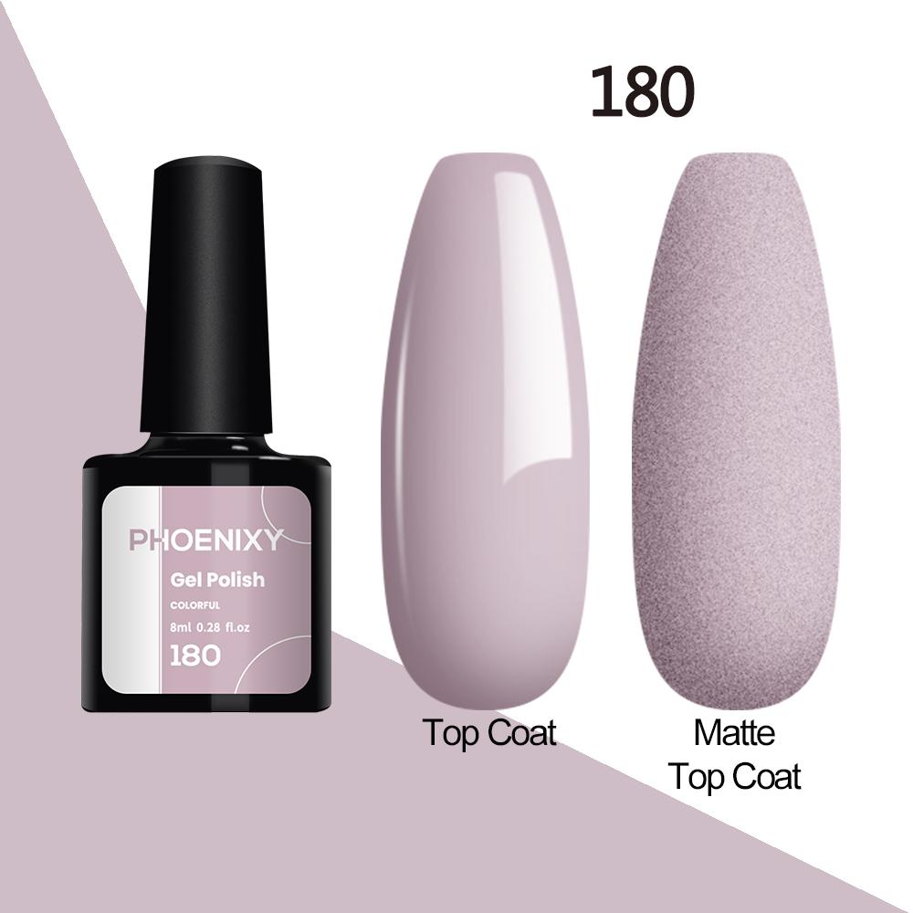 Лак для ногтей PHOENIXY, 8 мл, УФ-светодиодный гибридный лак для дизайна ногтей, гель-лайнер для маникюра, полупостоянная основа, верхнее покрытие, гель с блестками, блестящие цвета, гель