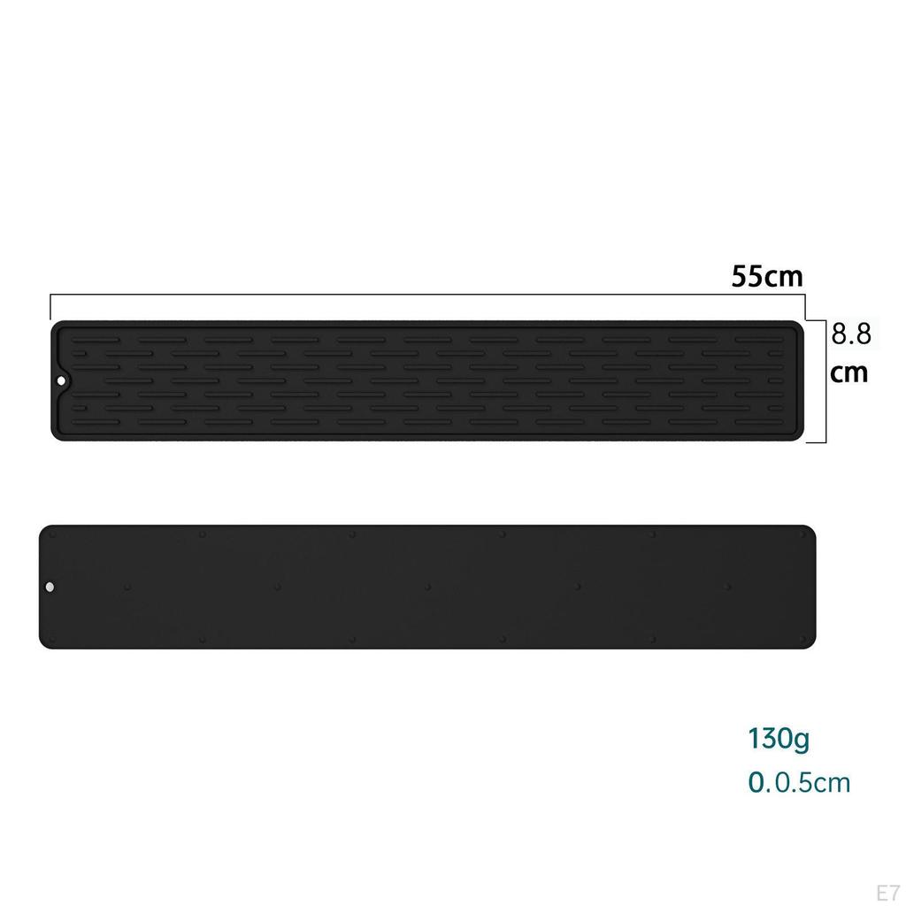 Доска для сушки посуды и столовых приборов, коврик для сушки раковины Dry Fast, водонепроницаемый водонепроницаемый силиконовый водостойкий водоотвод