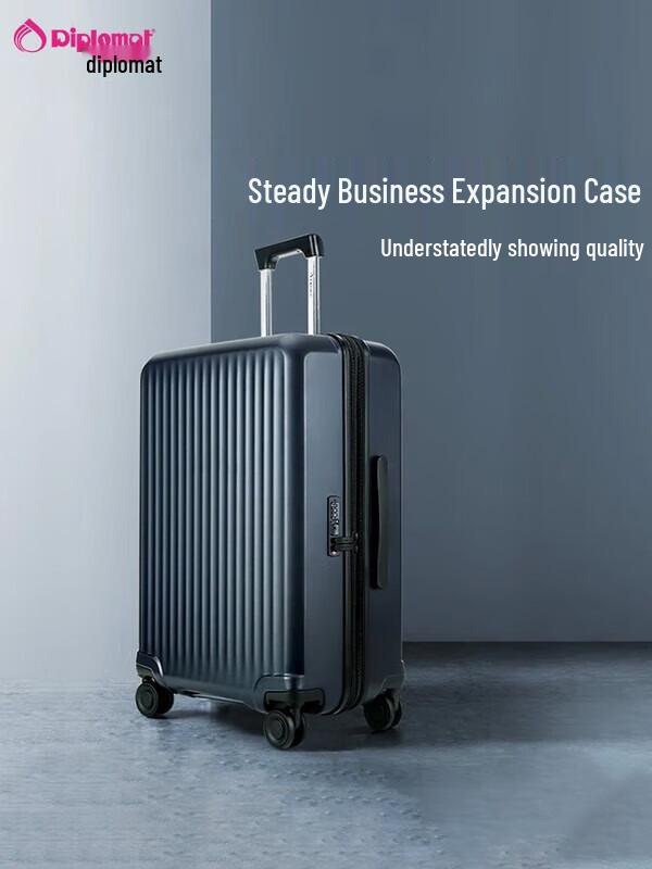 Diplomat TC-2401 Expandable Business Carry-On Suitcase