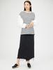 Mira Owen Tuck Sleeve Docking Knit BORDER 0 Women's Pullover, 09WNT224217,