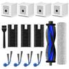 YCOC-Запасные части для Ecovacs DEEBOT T80 Omni/T80 PRO OMNI: Основная щетка, Боковая щетка, HEPA-фильтр, Мешок для пыли, Роликовая щетка, Тряпка - 14 шт.