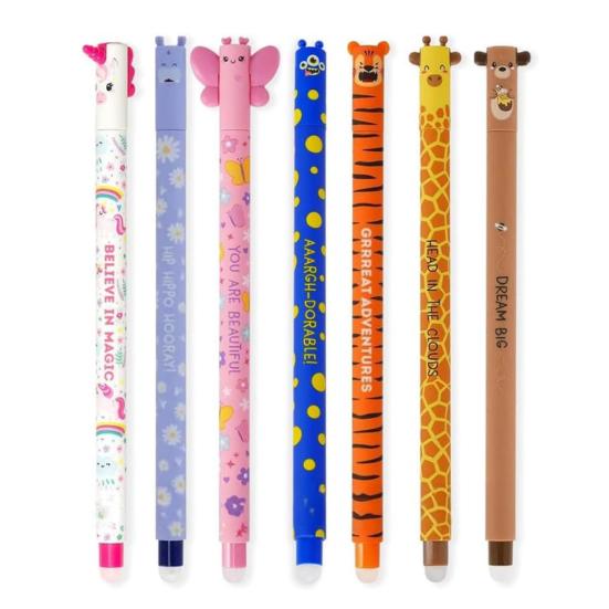 Милые стираемые ручки, веселые цветные гелевые ручки для письма, рисования и списков, гладко пишущая ручка для школы, офиса, праздничных открыток