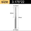 3.175mm Shank 2 Flute End Mill Tungsten Carbide End Mill Drill Bit CNC Router Bit  Woodworking