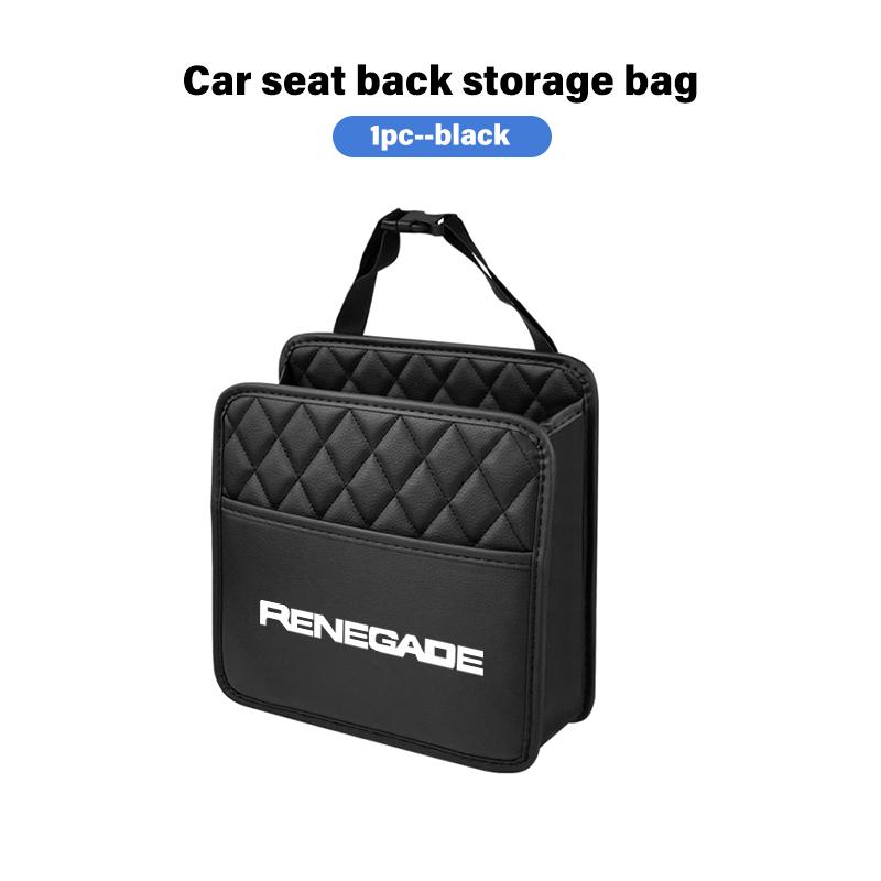 AKI2 For Jeep Multifunction Car Backseat Storage Bag Tissue Water Cup Holder Auto Organizer Accessories JK JL JKU TJ YJ CJ Wrangler