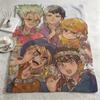 anime DDr STONEE Throw Warm Soft Flannel Blanket Multiuse for Sofa Bed Camping Travel Nap