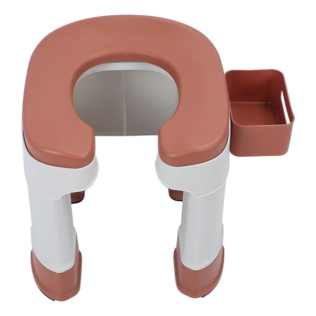 Туалетное кресло для душа, безопасное нескользящее основание, складной туалетный стул с коробкой для салфеток для беременных женщин