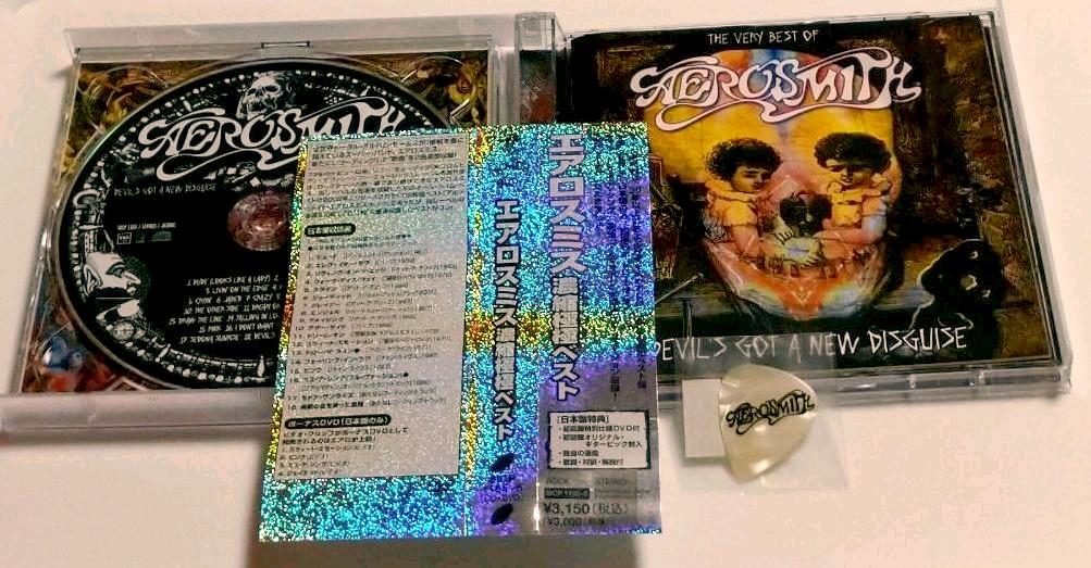 [Б/У] Первый лимитированный выпуск сборника лучших песен Aerosmith CD+DVD
