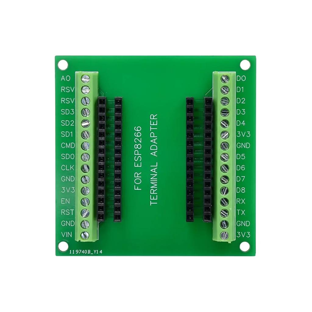 Плата-расширитель ESP32 ESP8266 GPIO 1 в 2 Совместима с 38-контактными платами разработки ESP32S ESP32 2,4 ГГц Двухъядерный для Arduino